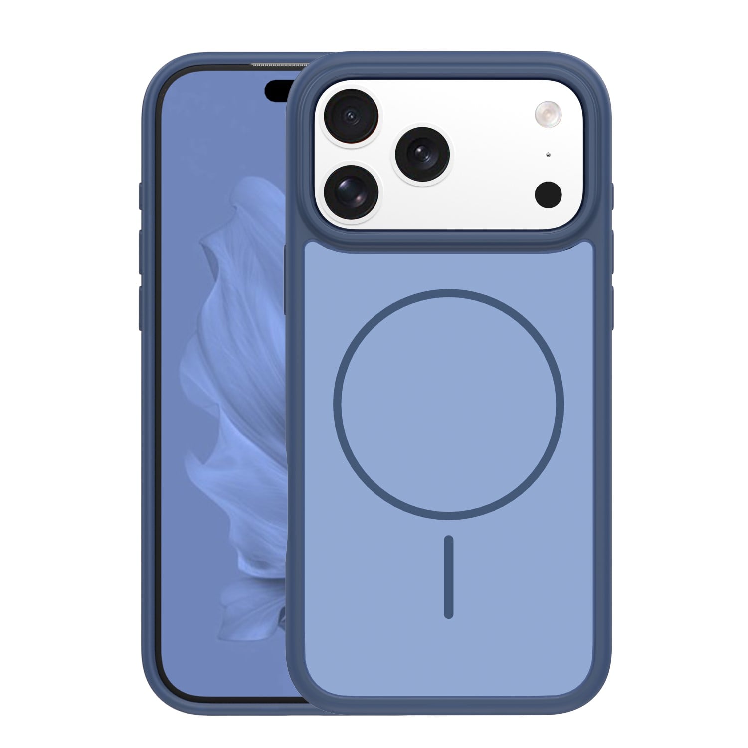 Frame Thin Mag Case Iphone 17 Pro Max 6 9" Dark Blue