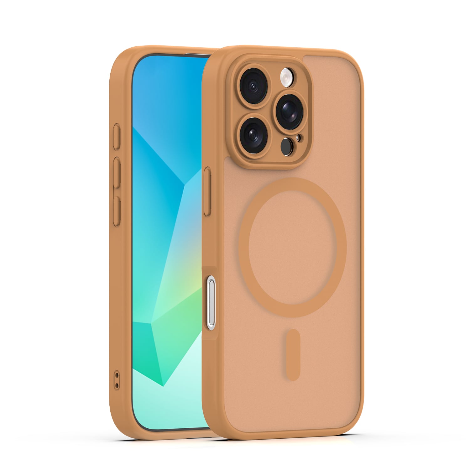 Mag Matt Back Cover Καφέ (iPhone 16 Pro Max)