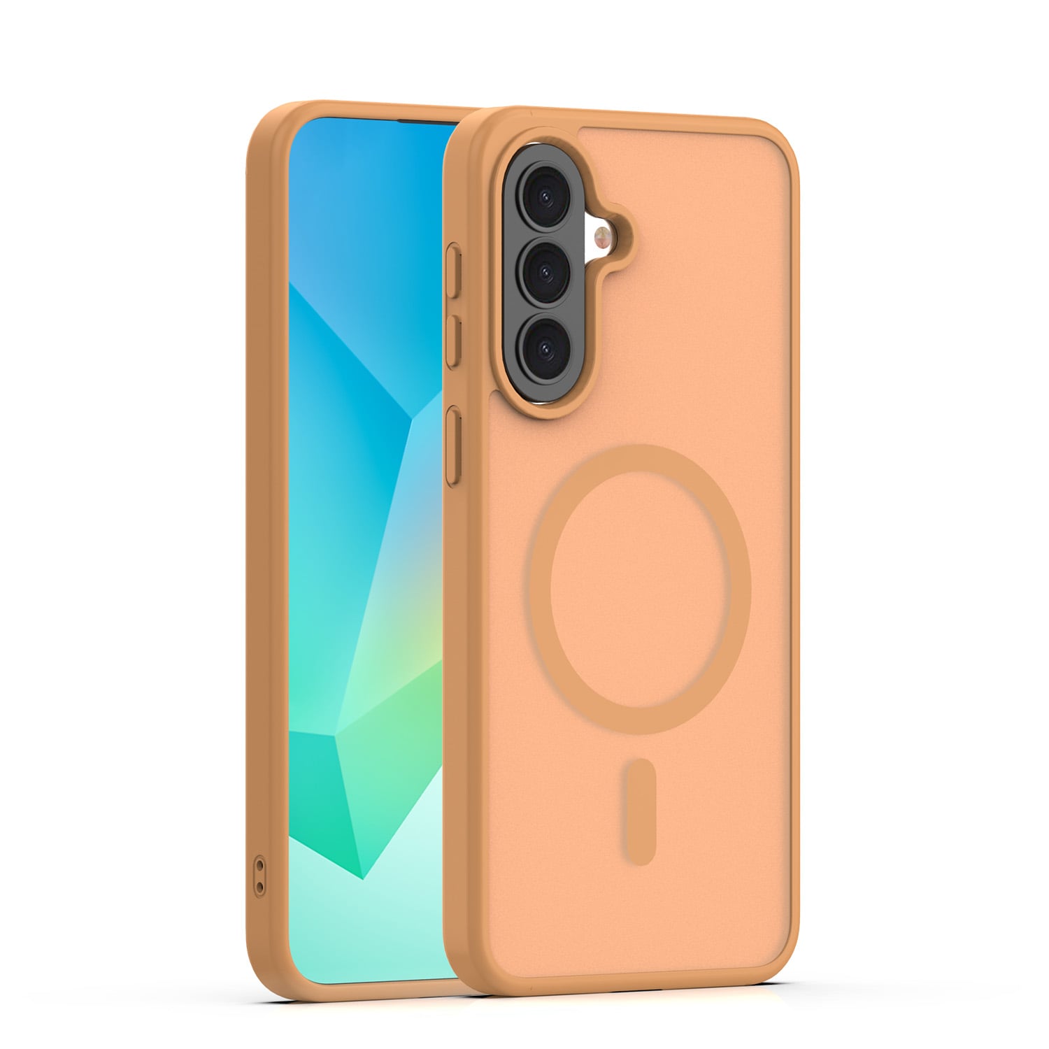 Mag Matt Back Cover Καφέ (Galaxy A37)