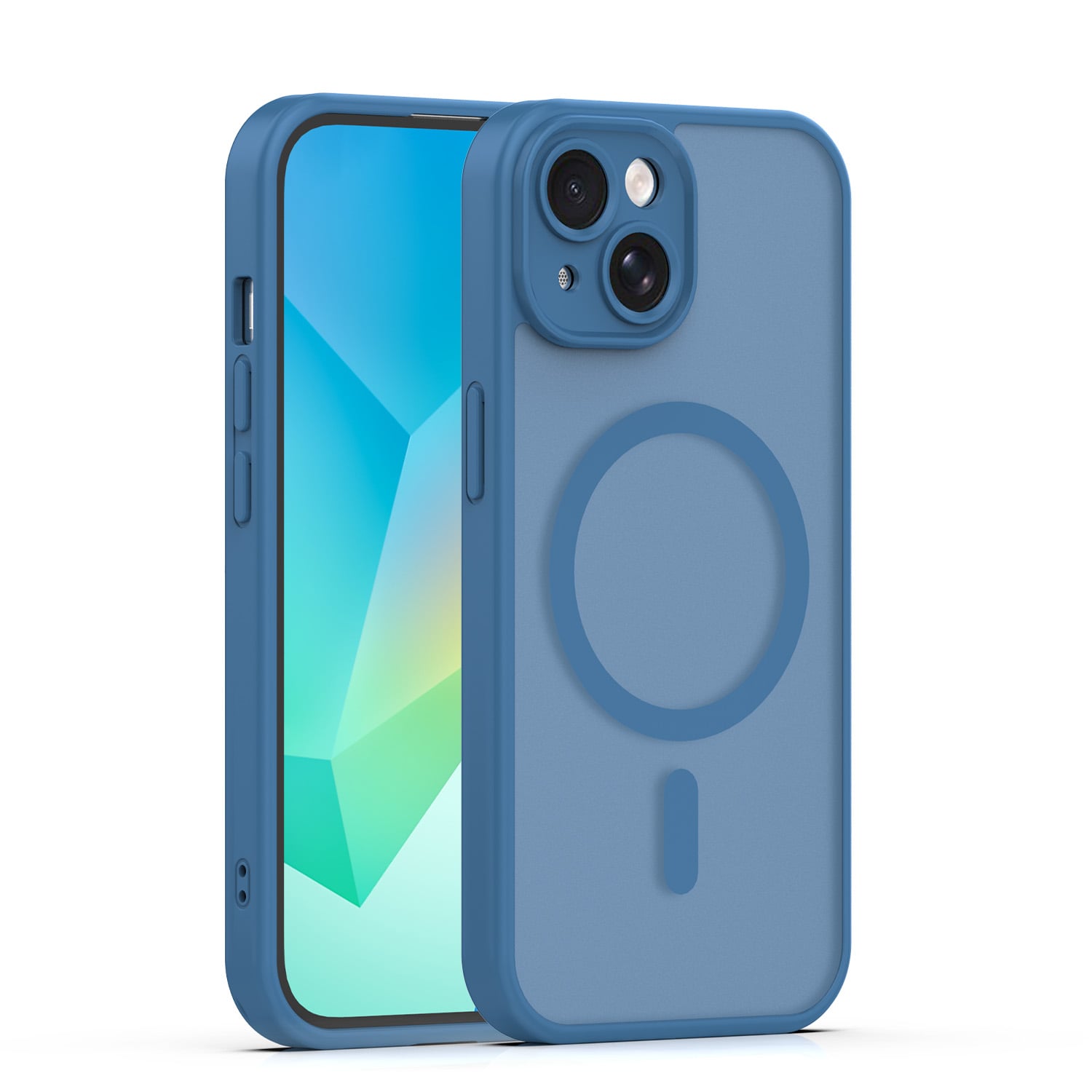 Mag Matt Back Cover Μπλε (iPhone 13)