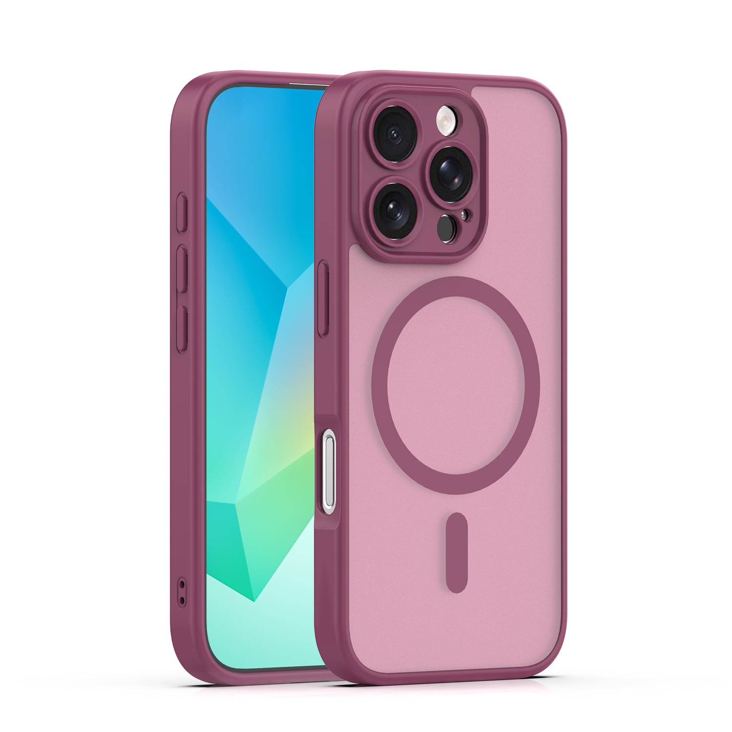 Mag Matt Back Cover Κόκκινο (iPhone 16 Pro)