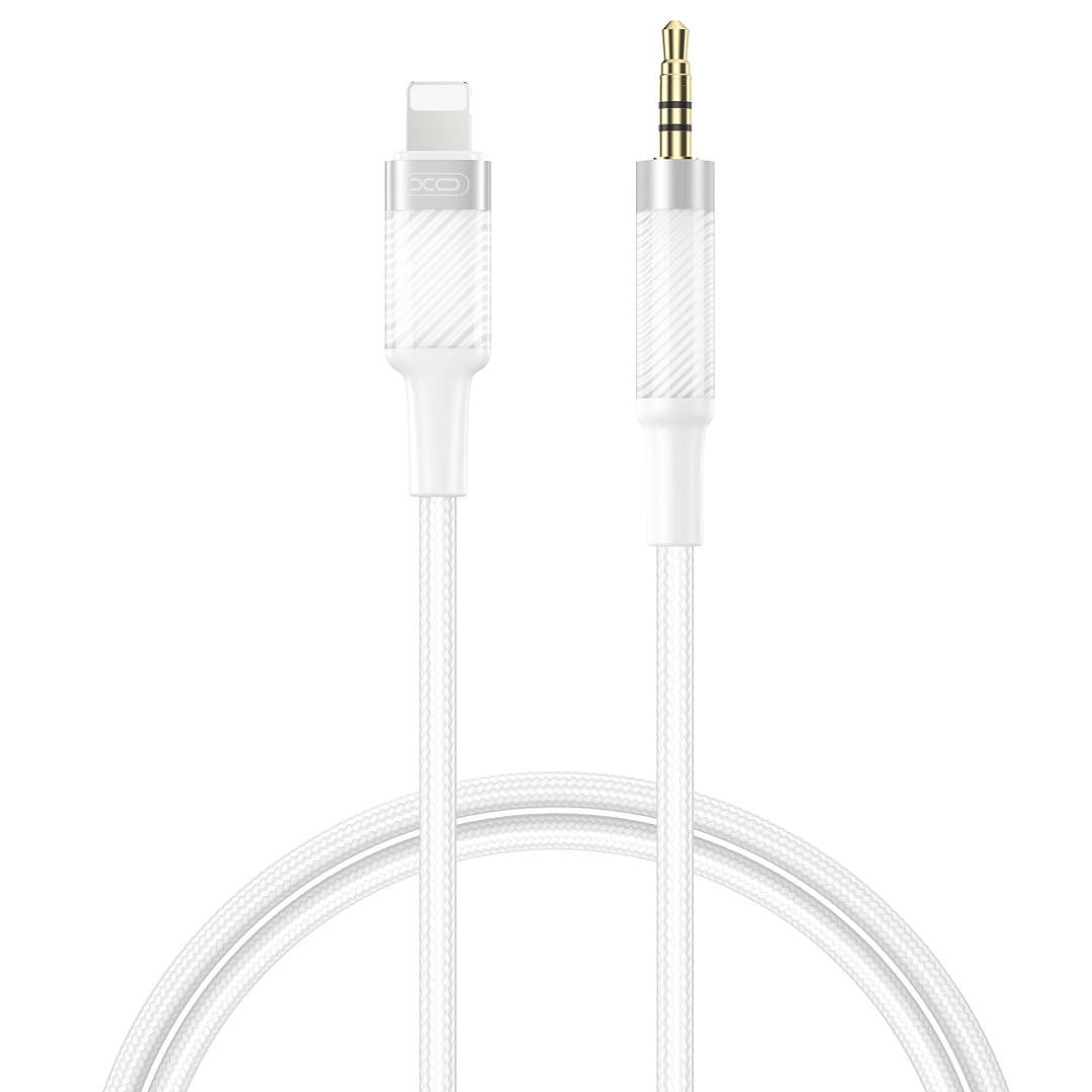 XO 3.5mm to Lightning Cable Λευκό 1m (16.005.0365)
