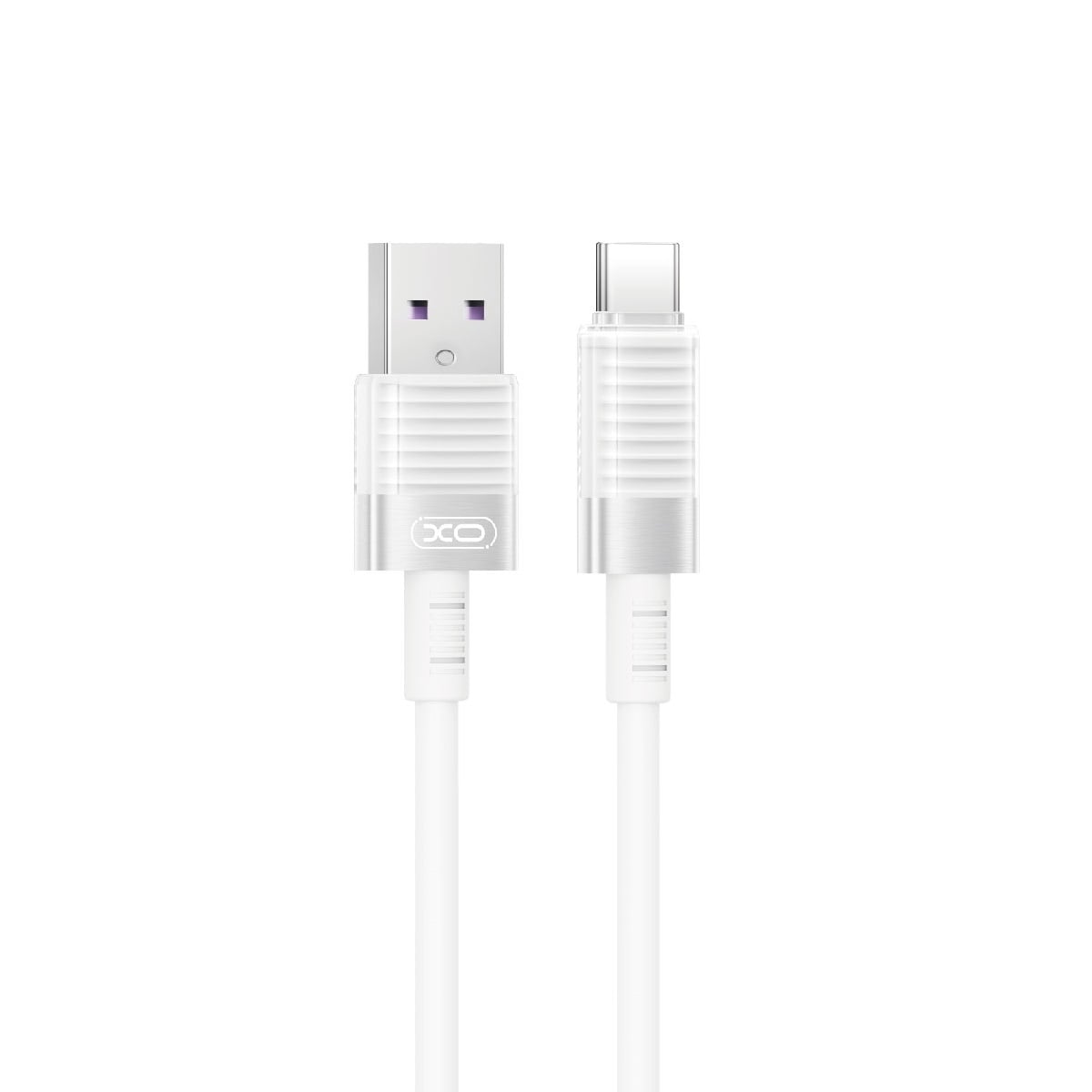 XO NB282 USB 2.0 Cable USB-C male - USB-A Λευκό 1m