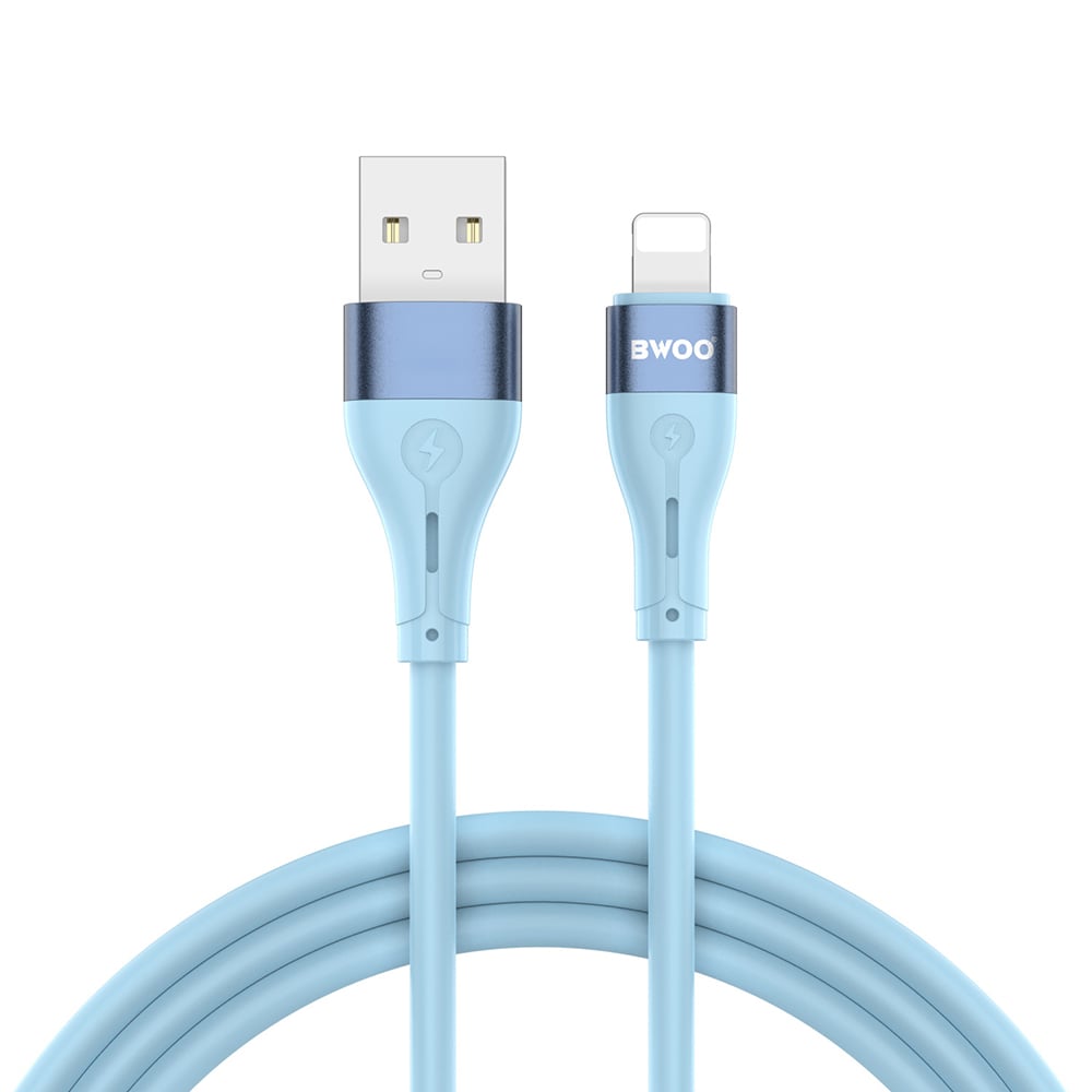 BWOO USB-A to Lightning Cable Μπλε 1m