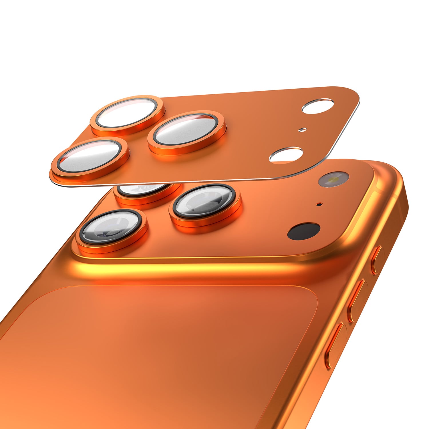 Etteri Full Camera Lens Guard Iphone 17 Pro Orange