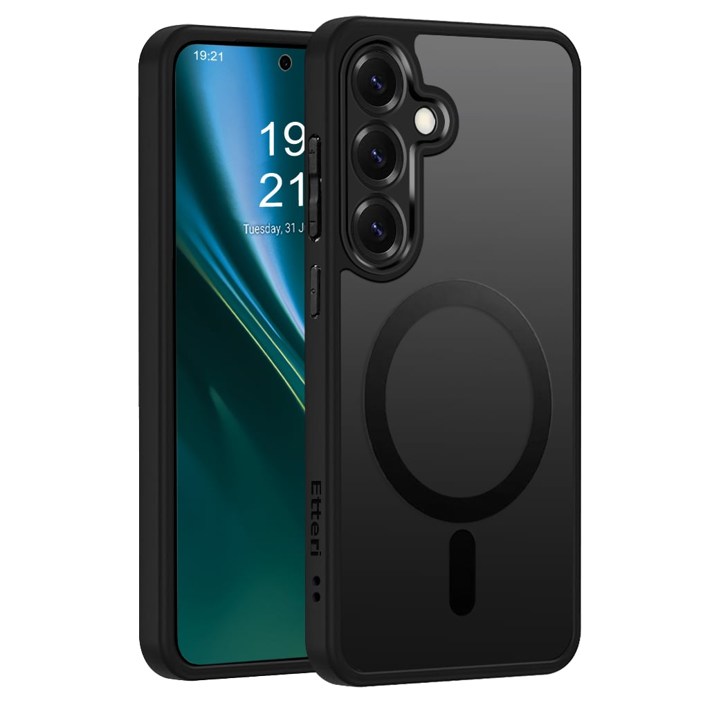 Etteri Back Cover Σιλικόνης / Πλαστικό Μαύρο (Galaxy S25)