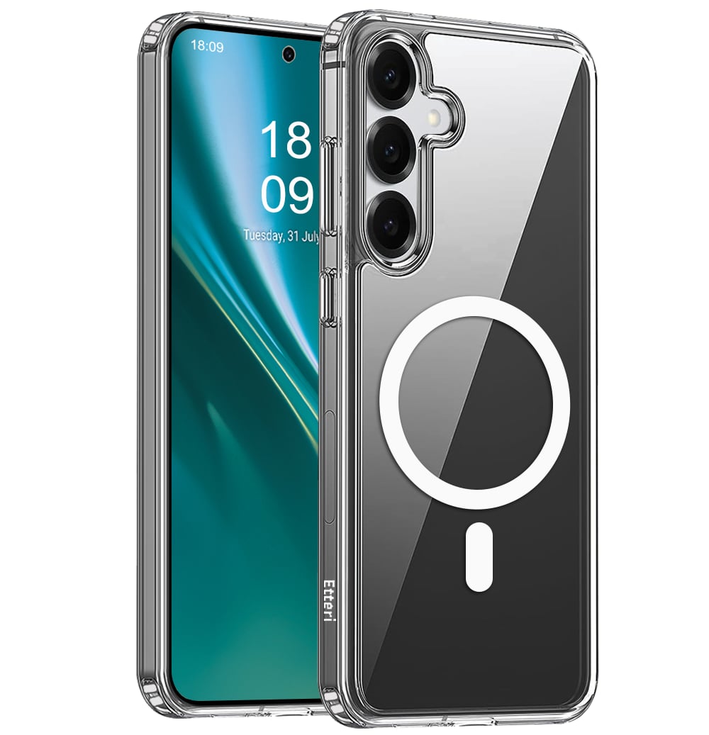 Etteri Hybrid Back Cover Σιλικόνης / Πλαστικό 1.5mm Διάφανο (Galaxy S24)