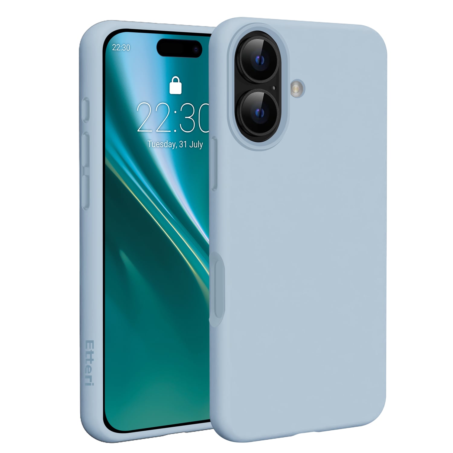 Etteri Back Cover Σιλικόνης Μπλε (iPhone 17)