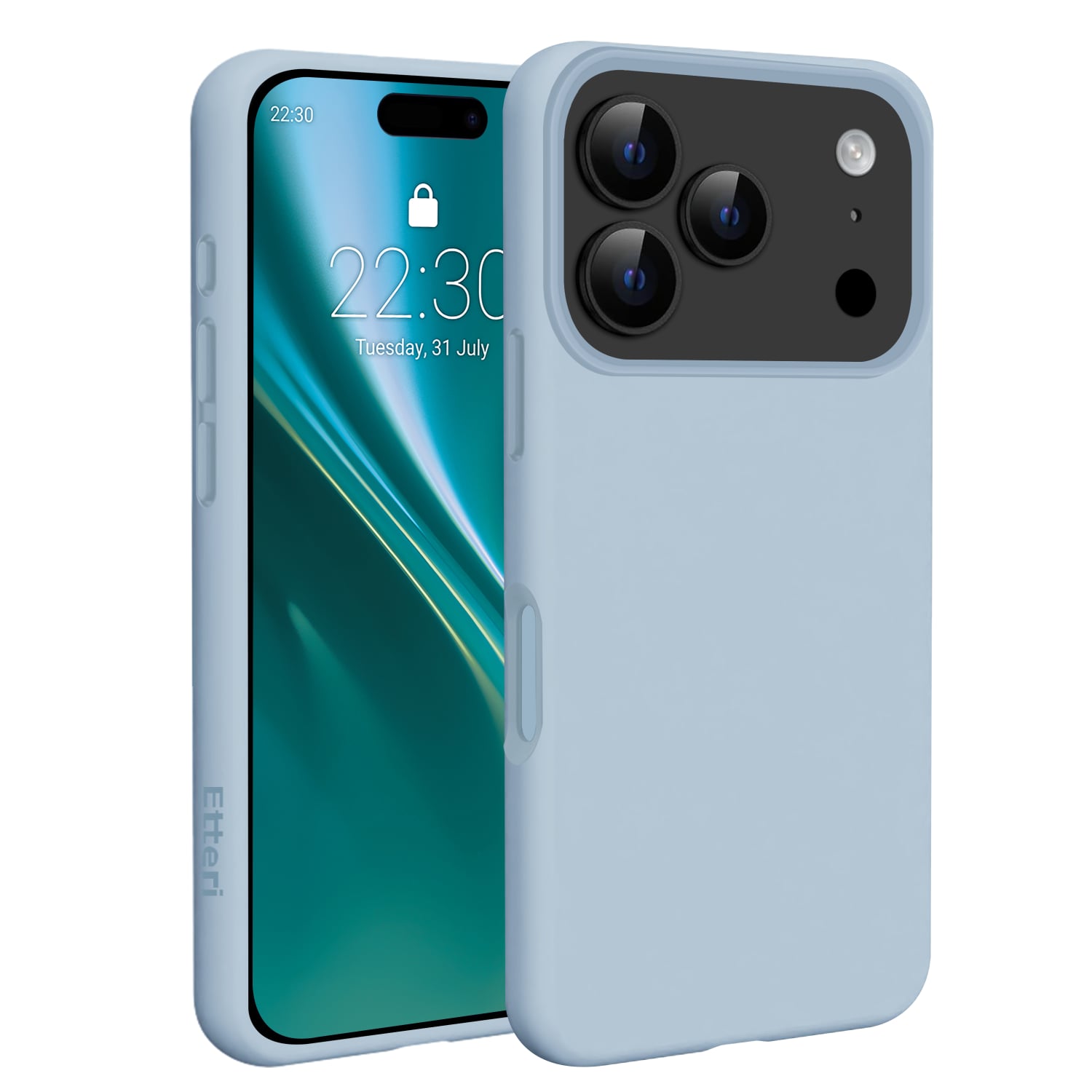 Etteri Back Cover Σιλικόνης Μπλε (iPhone 17 Pro)