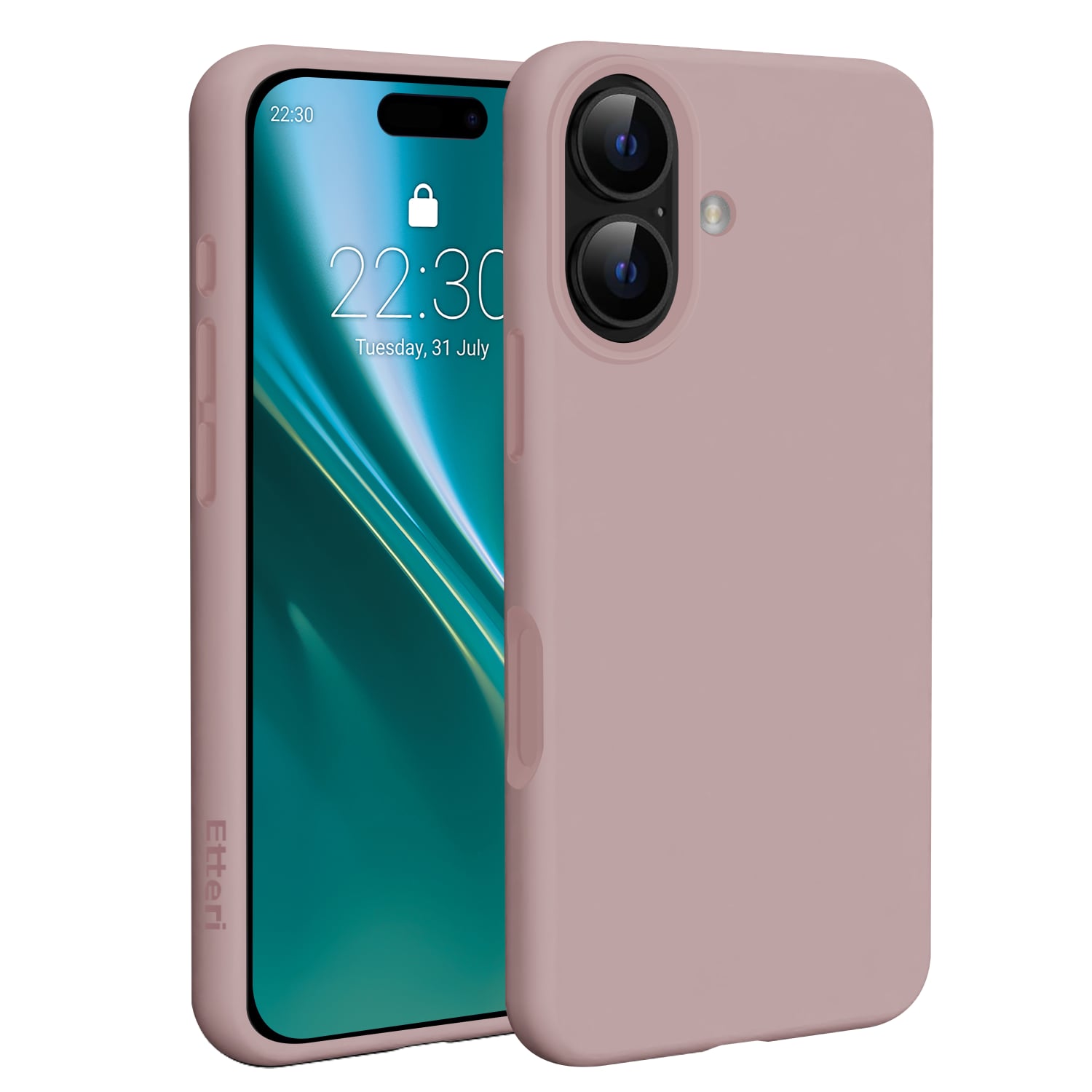Etteri Back Cover Σιλικόνης Ροζ (iPhone 17)