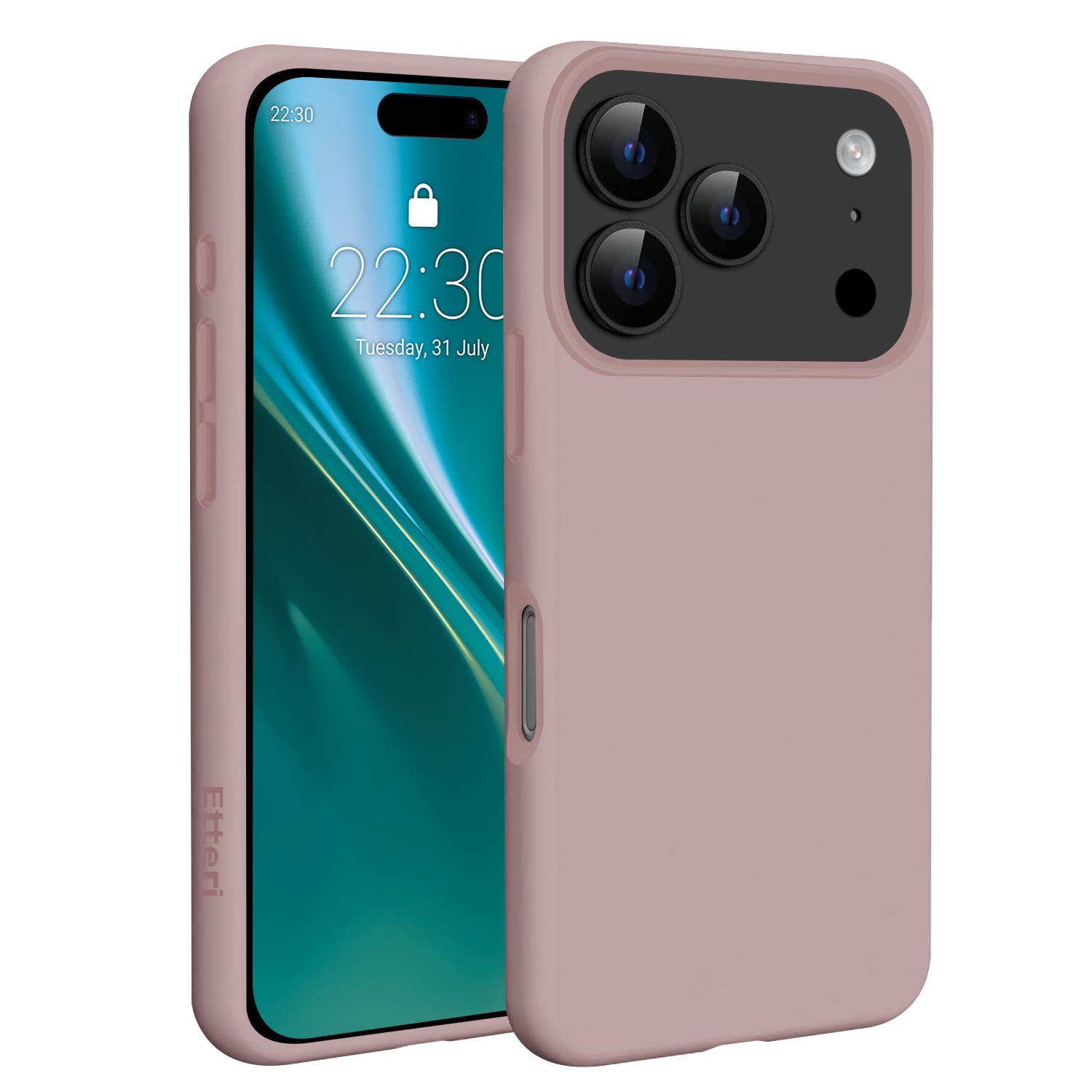 Etteri Back Cover Σιλικόνης Ροζ (iPhone 17 Pro)