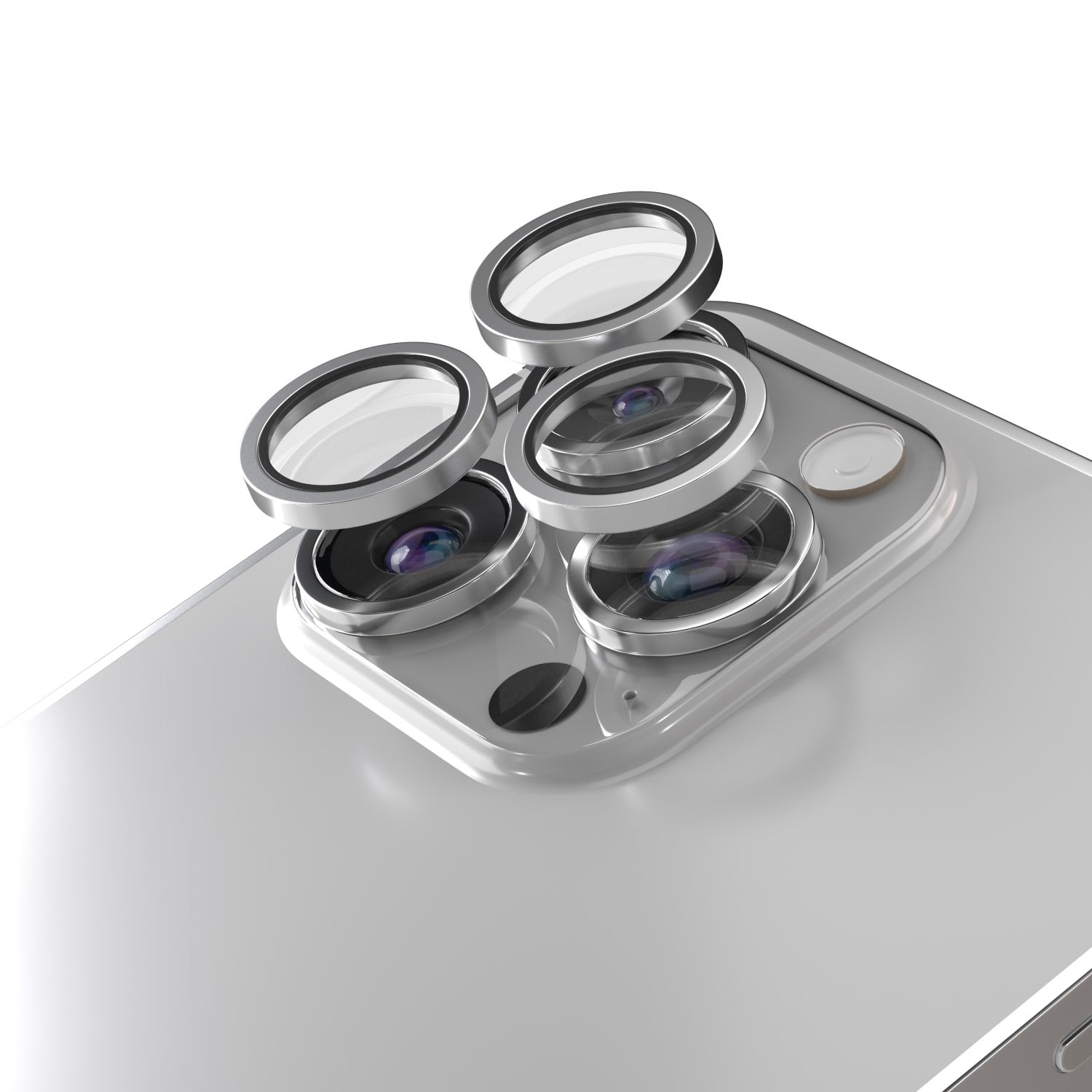 Τζαμάκι Κάμερας Γκρι για iPhone 15 Pro