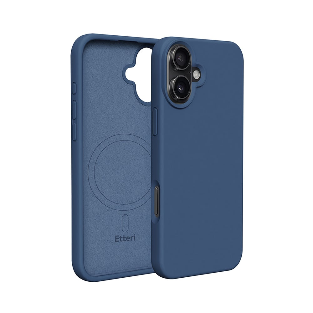 Etteri Back Cover Σιλικόνης Μπλε (iPhone 16)