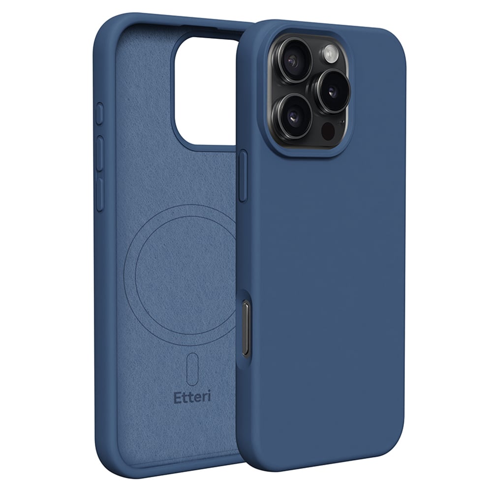 Etteri Back Cover Σιλικόνης Μπλε (iPhone 16 Pro)