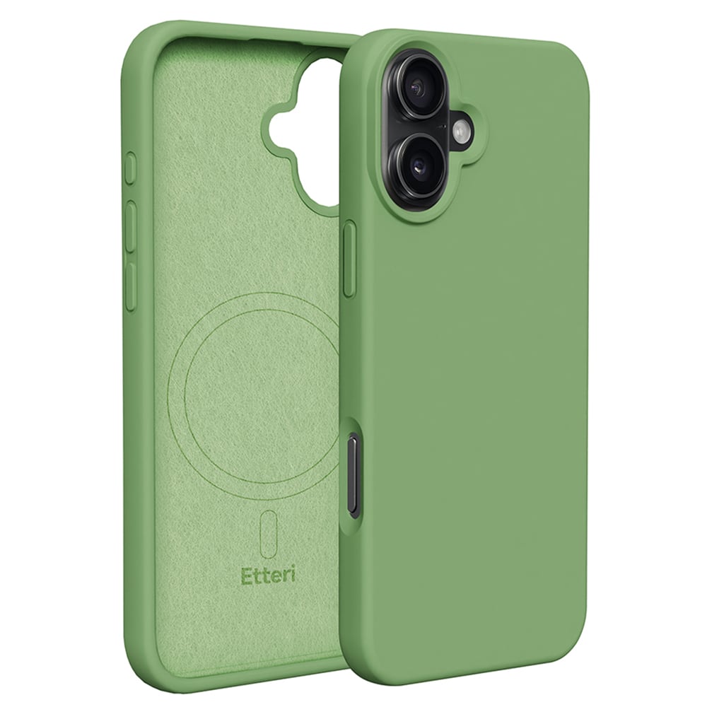 Etteri Back Cover Σιλικόνης Πράσινο (iPhone 16 Plus)