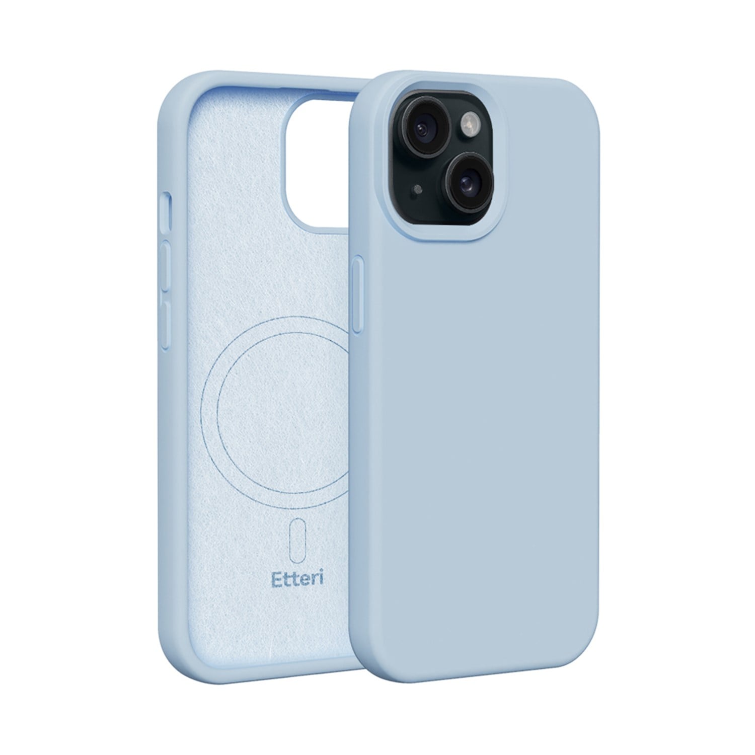 Etteri Back Cover Σιλικόνης Μπλε (iPhone 14)