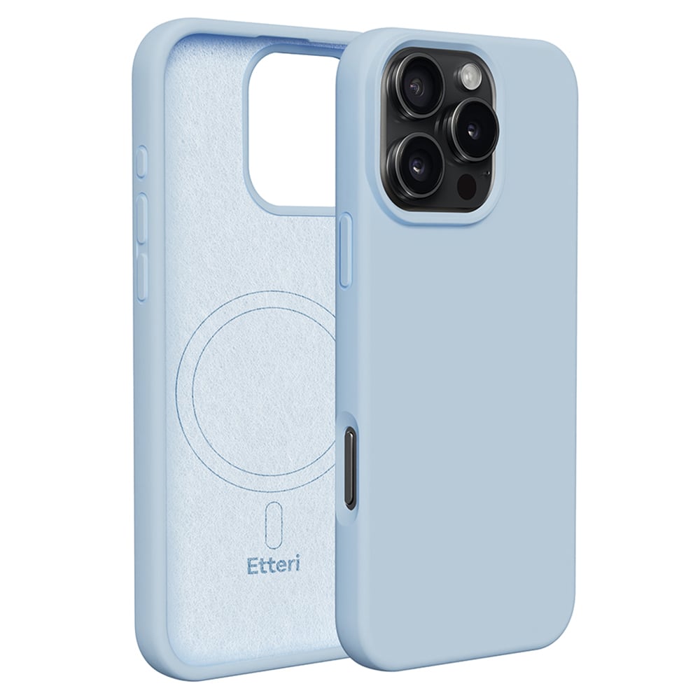 Etteri Back Cover Σιλικόνης Μπλε (iPhone 16 Pro Max)