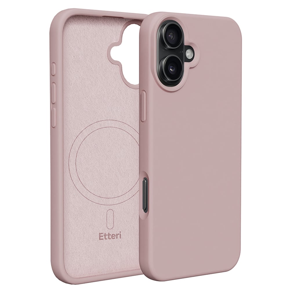 Etteri Back Cover Σιλικόνης Ροζ (iPhone 16)