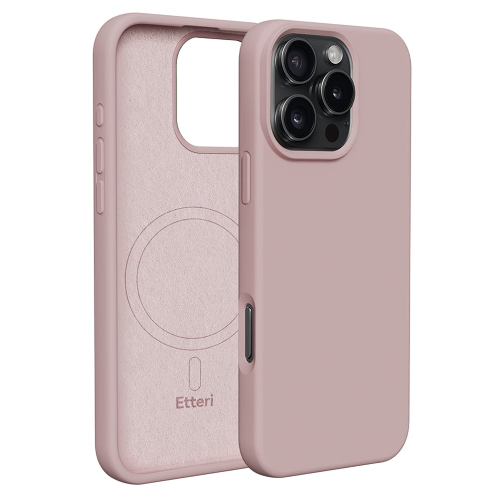 Etteri Back Cover Σιλικόνης Ροζ (iPhone 16 Pro)