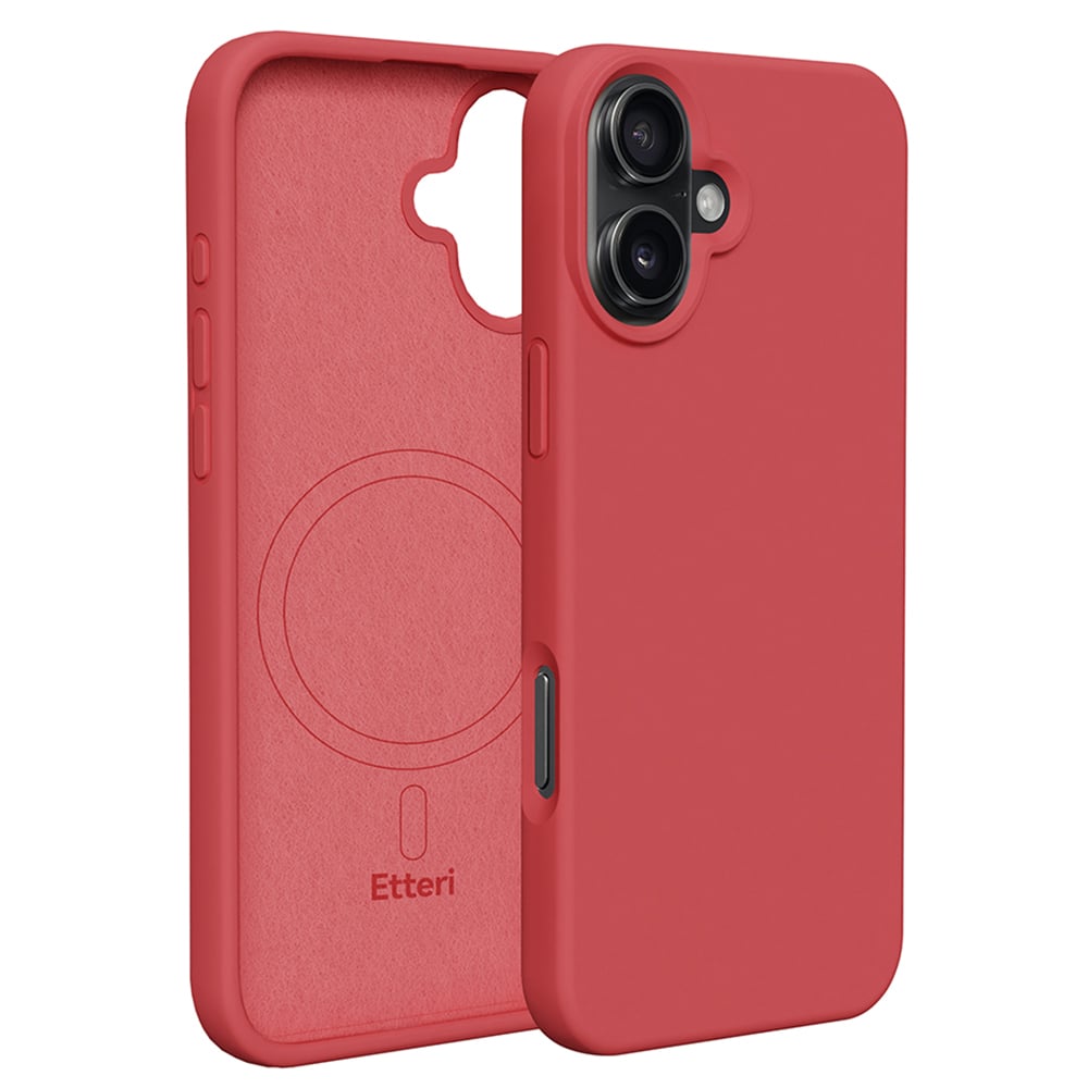 Etteri Back Cover Σιλικόνης Κόκκινο (iPhone 16 Plus)