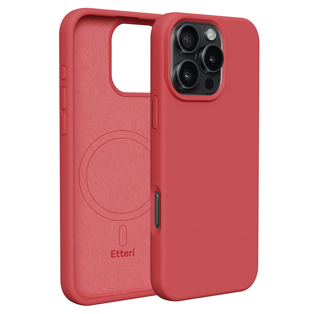 Etteri Back Cover Σιλικόνης Κόκκινο (iPhone 16 Pro Max)