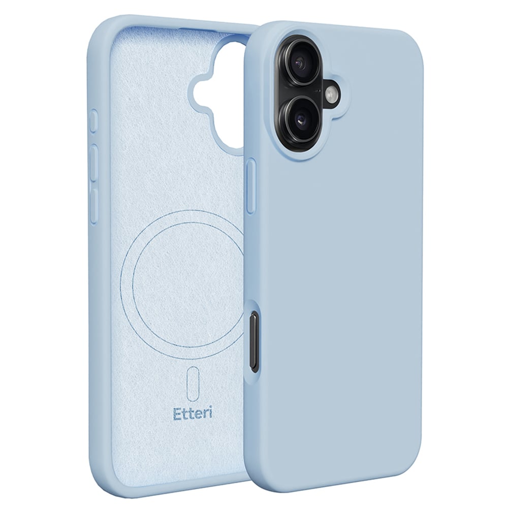 Etteri Back Cover Σιλικόνης Μπλε (iPhone 16)