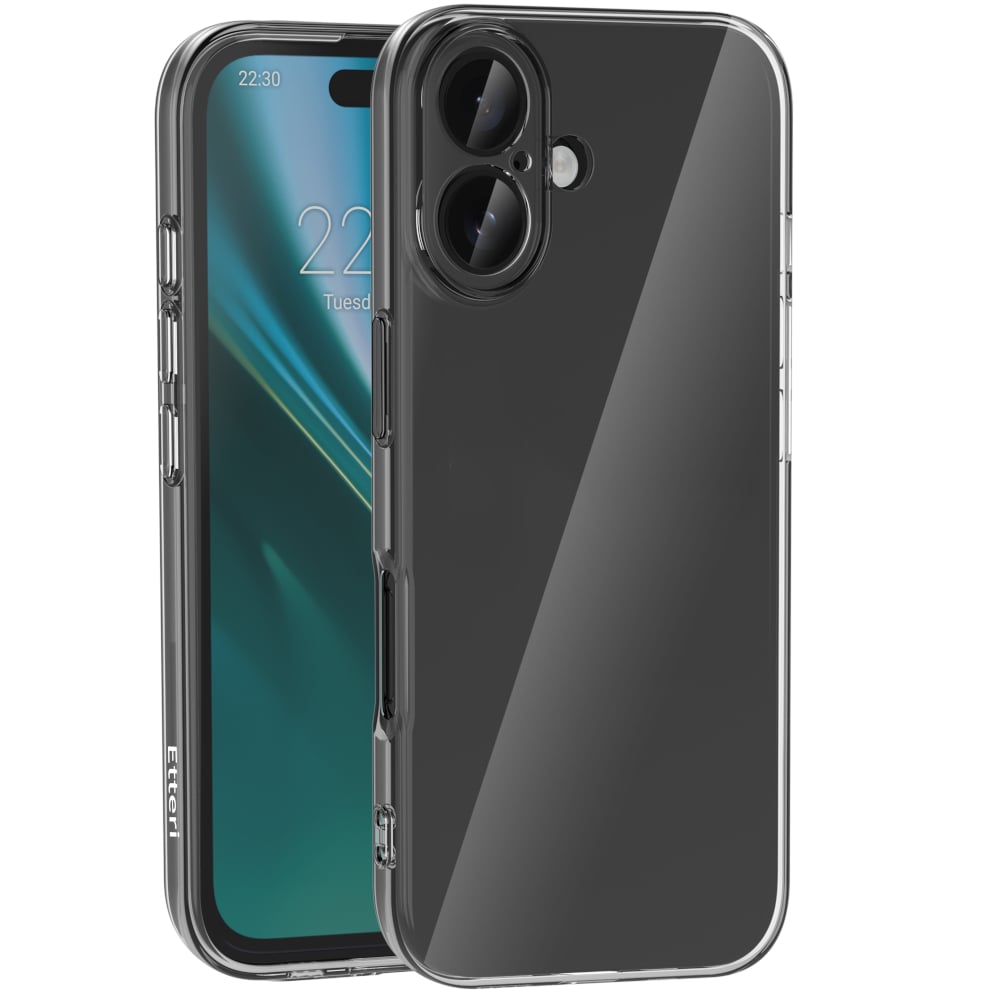 Etteri Back Cover Σιλικόνης Διάφανο (iPhone 16 Plus)
