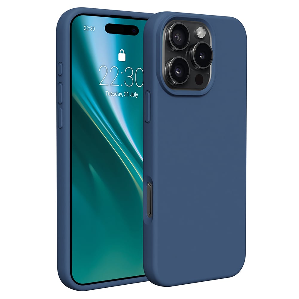 Etteri Back Cover Σιλικόνης Navy Μπλε (iPhone 16 Pro Max)