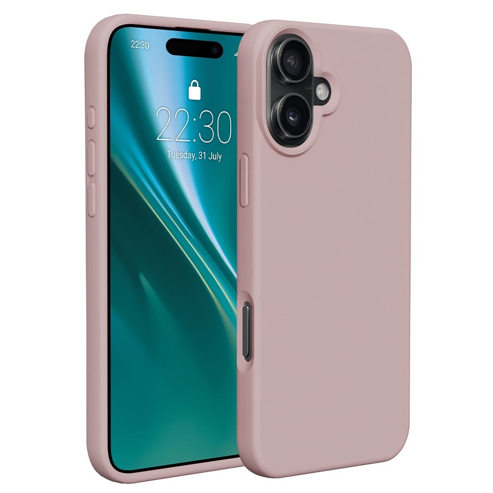 Etteri Back Cover Σιλικόνης Ροζ (iPhone 16 Plus)