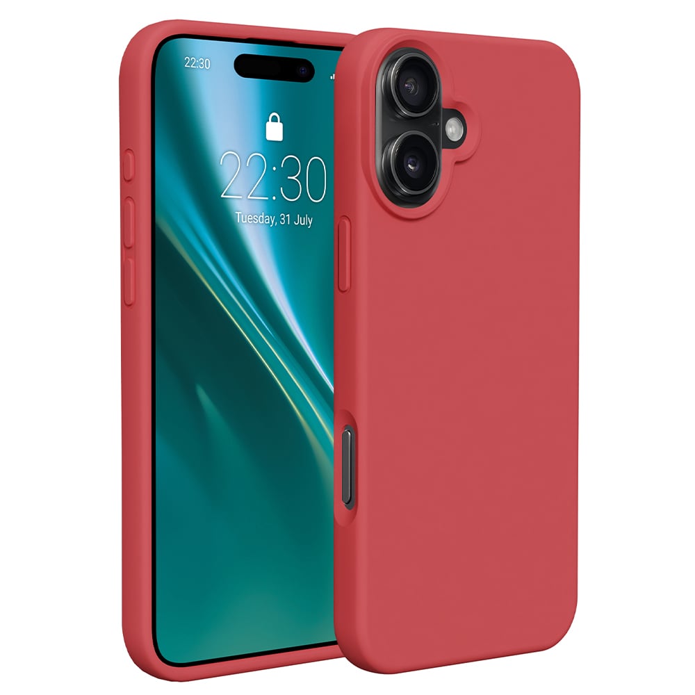 Etteri Back Cover Σιλικόνης Κόκκινο (iPhone 16)