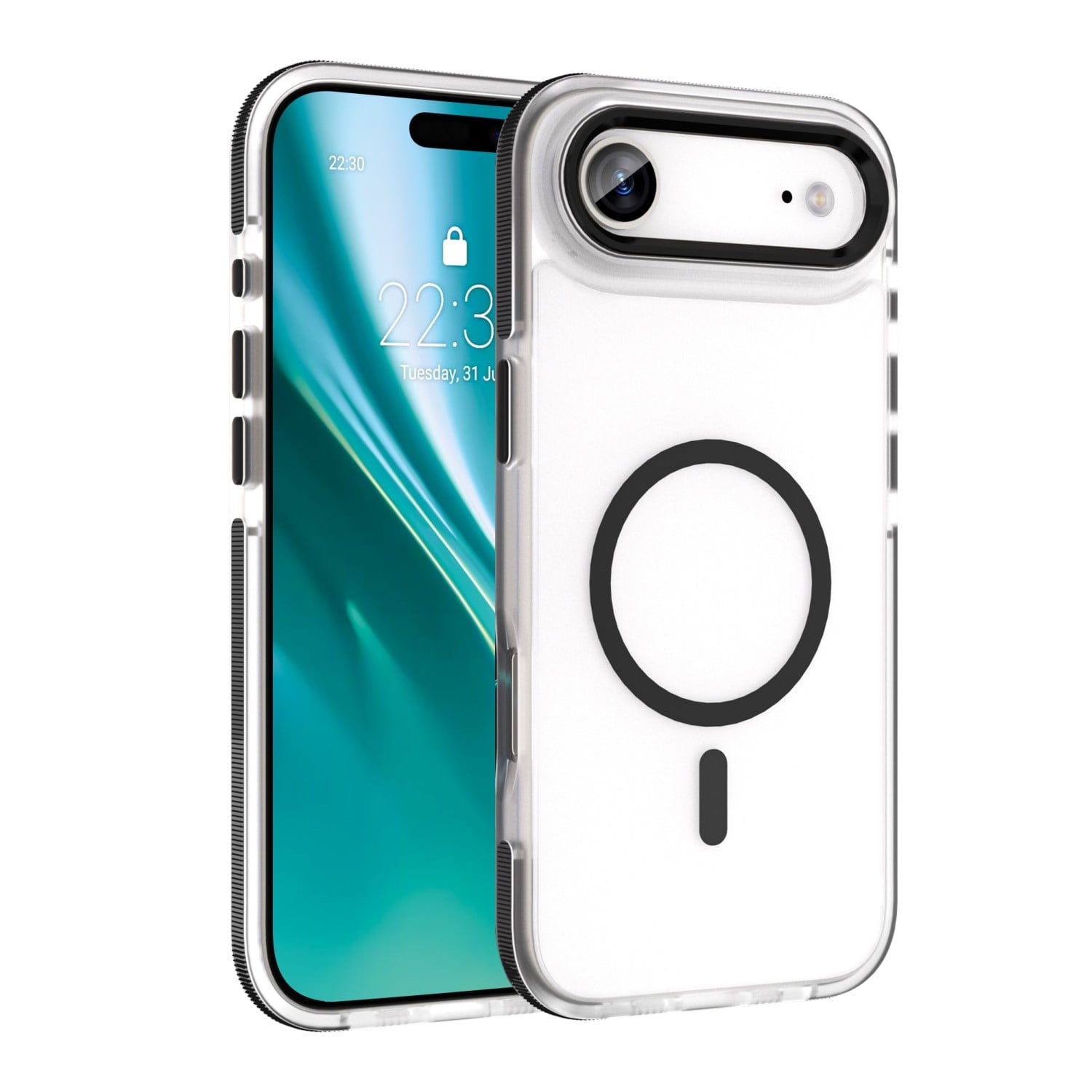 Etteri Icy Mag Back Cover Σιλικόνης / Πλαστικό Μαύρο (iPhone Air)