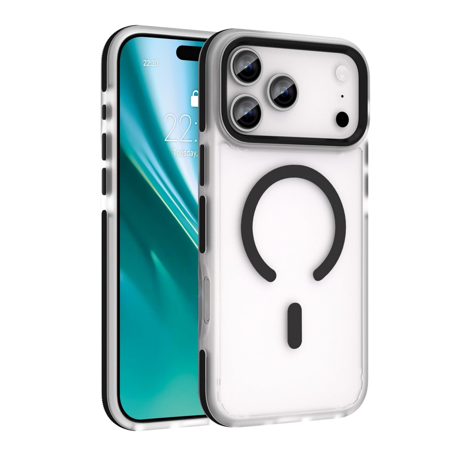 Etteri Icy Mag Back Cover Σιλικόνης / Πλαστικό Μαύρο (iPhone 17 Pro)