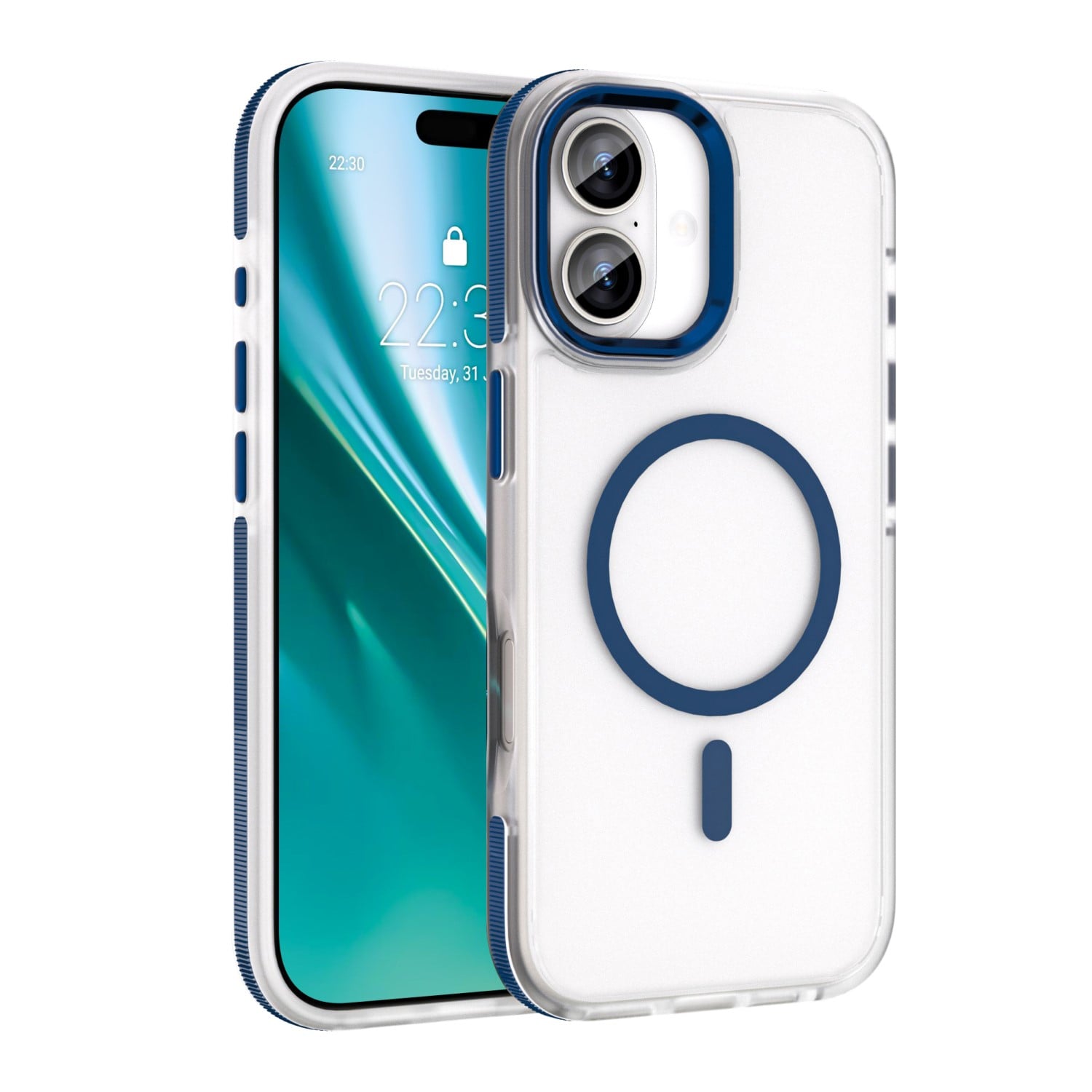 Etteri Icy Mag Back Cover Σιλικόνης / Πλαστικό Μπλε (iPhone 17)