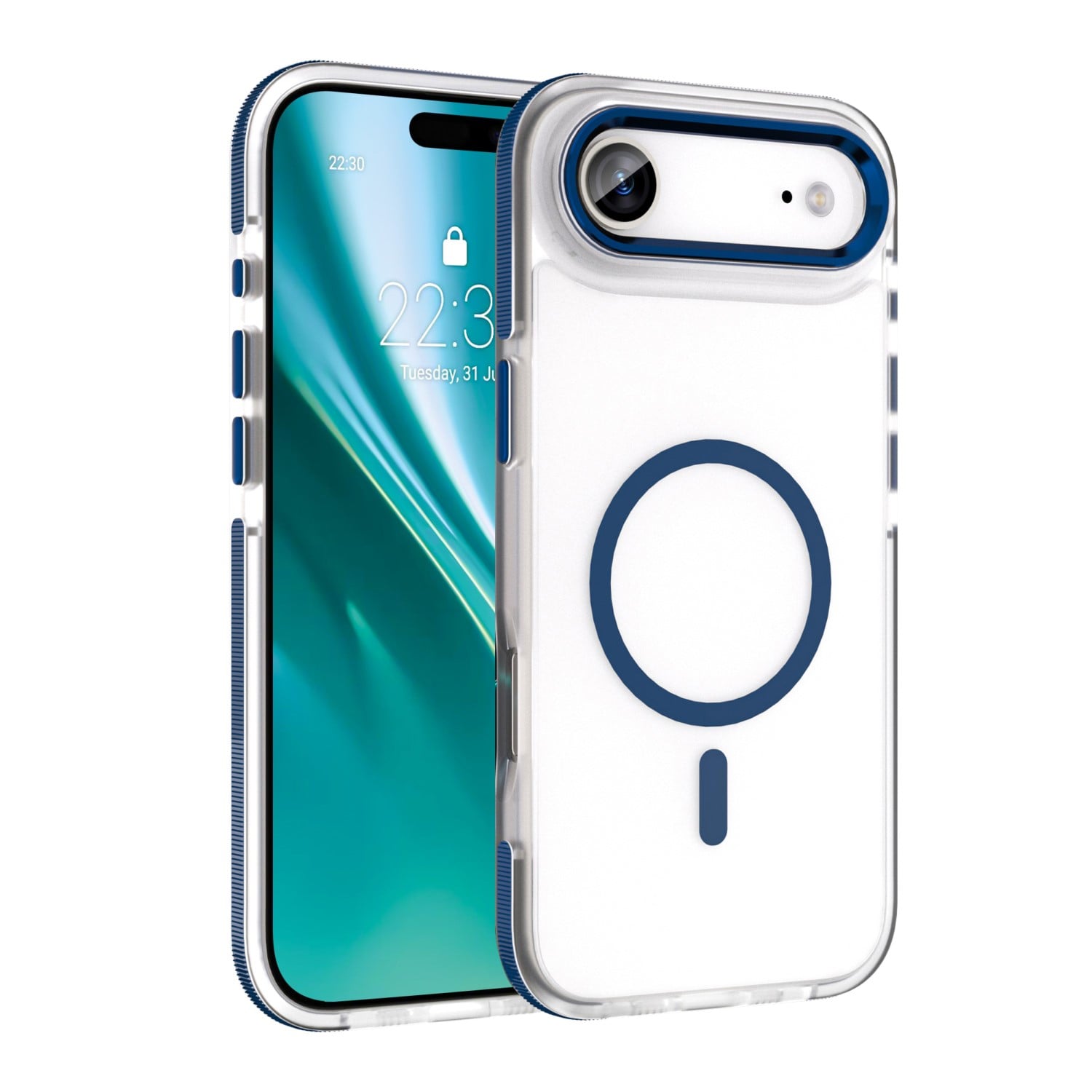 Etteri Icy Mag Back Cover Σιλικόνης / Πλαστικό Μπλε (iPhone Air)