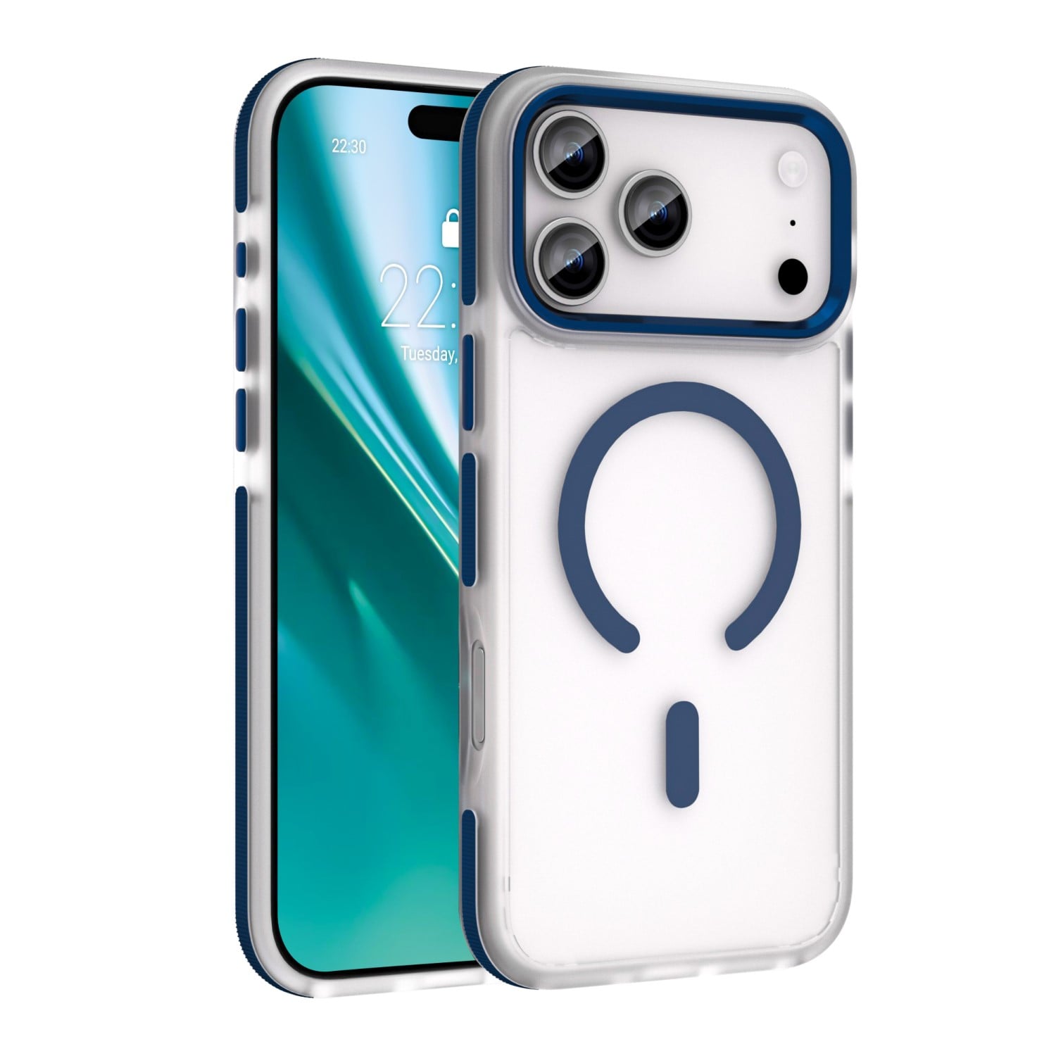 Etteri Icy Mag Back Cover Σιλικόνης / Πλαστικό Μπλε (iPhone 17 Pro)
