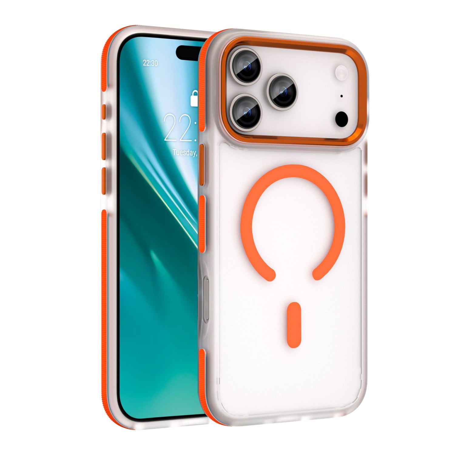 Etteri Back Cover Σιλικόνης / Πλαστικό Πορτοκαλί (iPhone 17 Pro Max)