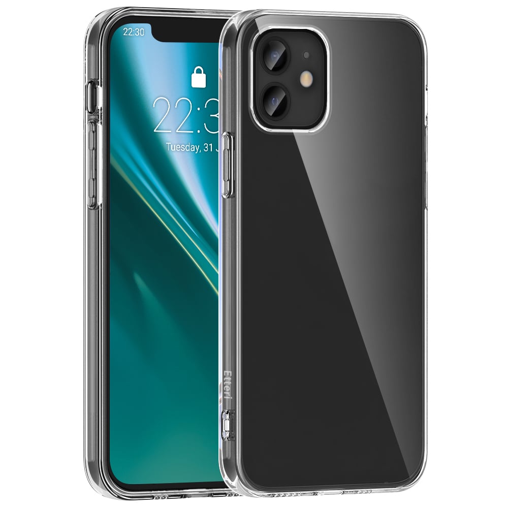 Etteri Back Cover Σιλικόνης Διάφανο (iPhone 12 / 12 Pro) GSM183134