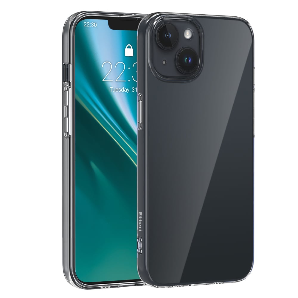 Etteri Back Cover Σιλικόνης Διάφανο (iPhone 14)