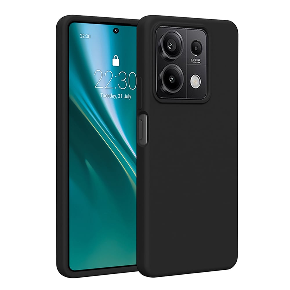 Etteri Back Cover Σιλικόνης Μαύρο (Redmi Note 13 5G)