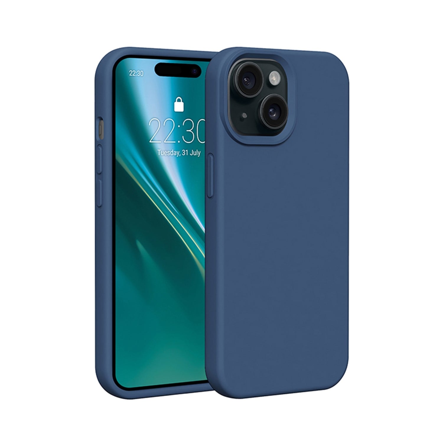 Back Cover Σιλικόνης Μπλε (iPhone 14)