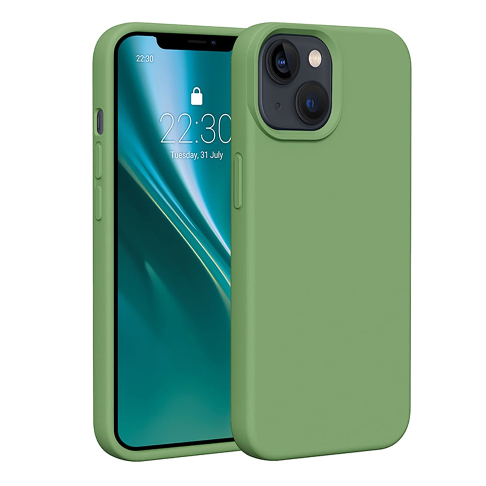 Etteri Back Cover Σιλικόνης Πράσινο (iPhone 14)