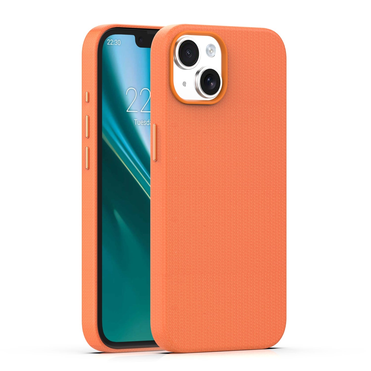Mag Back Cover Σιλικόνης 2mm Πορτοκαλί (iPhone 14)