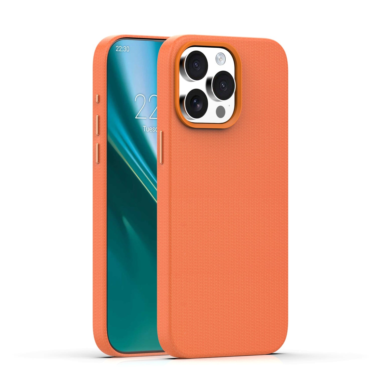Mag Back Cover Σιλικόνης 2mm Πορτοκαλί (iPhone 15 Pro)
