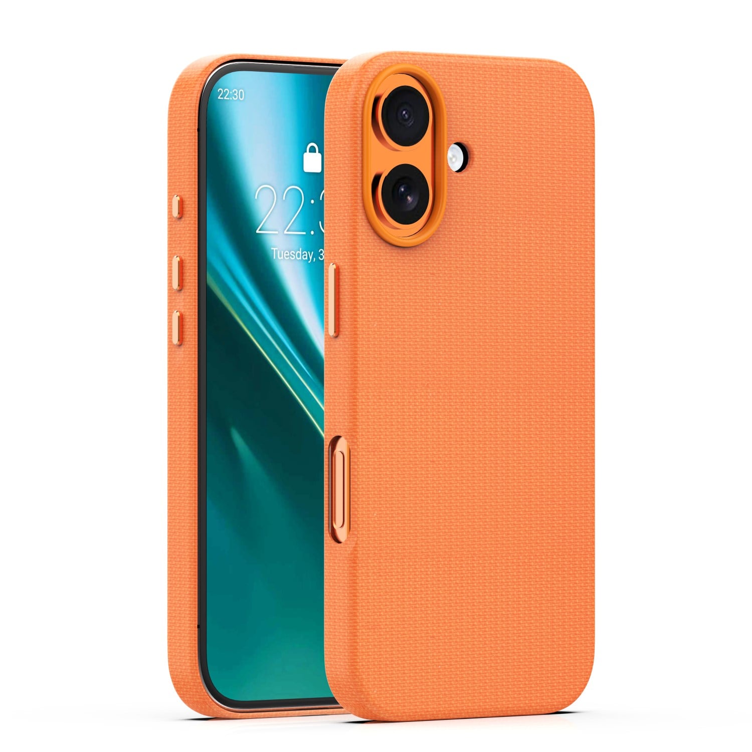 Mag Back Cover Σιλικόνης 2mm Πορτοκαλί (iPhone 16)