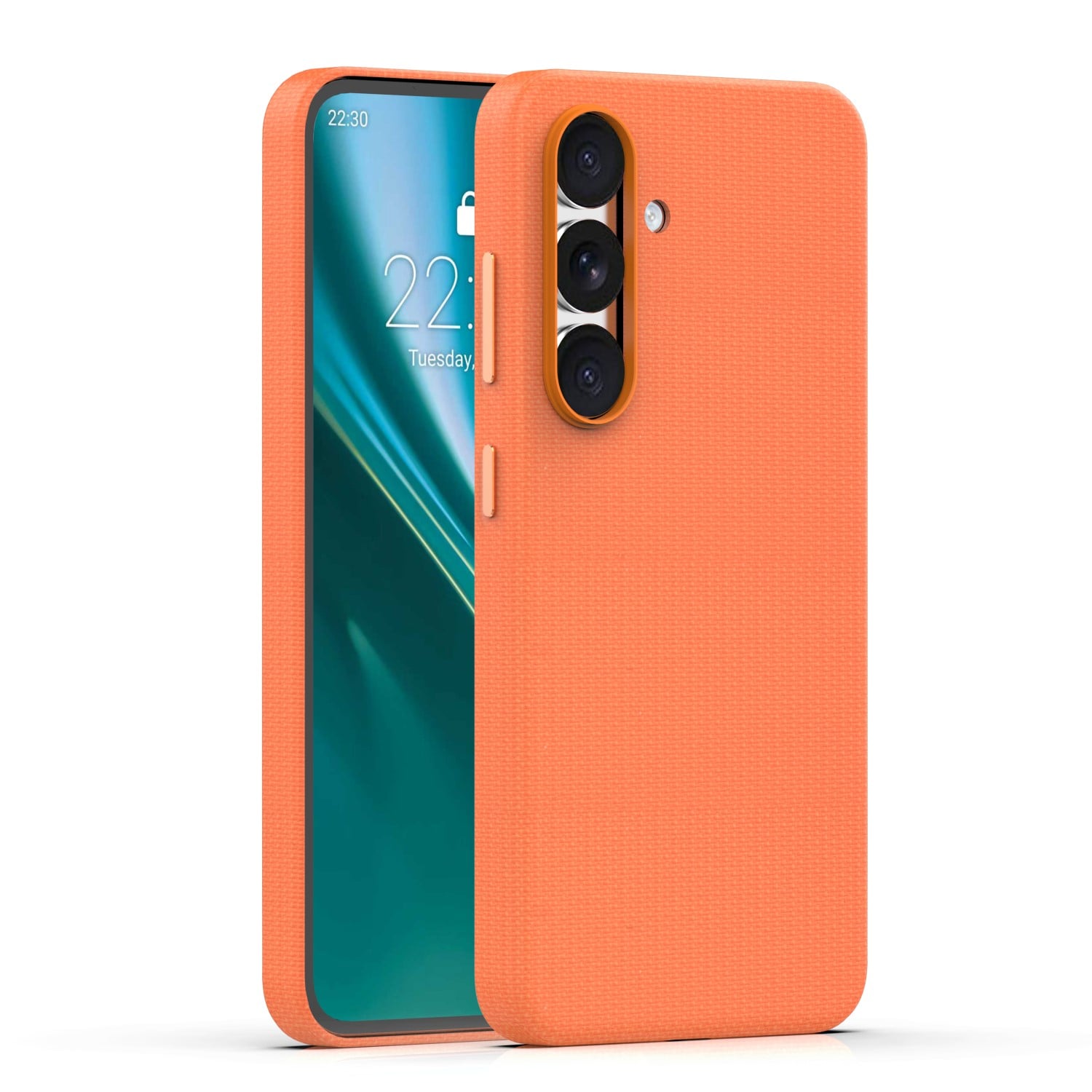 Etteri Mag Back Cover Σιλικόνης 2mm Πορτοκαλί (Galaxy S25)