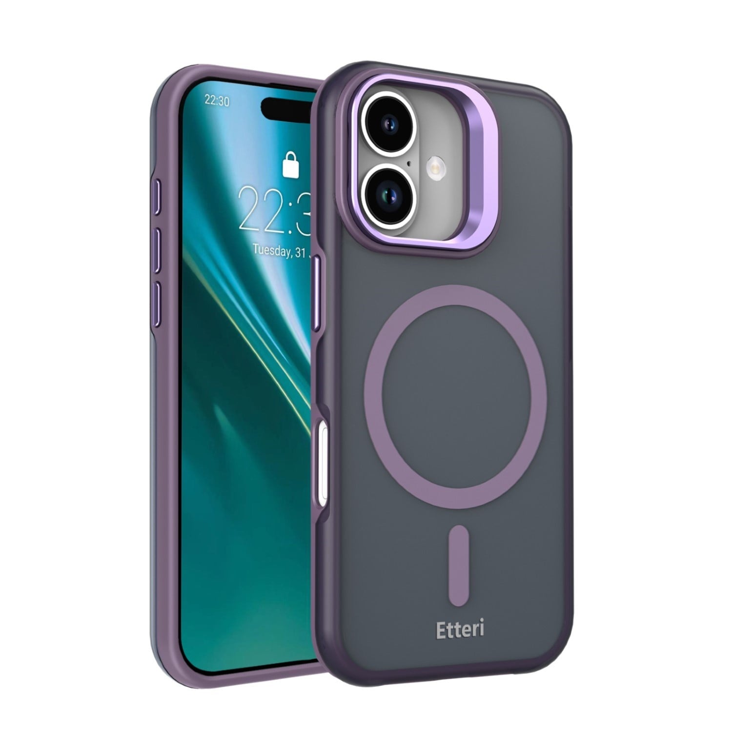 Etteri Back Cover Σιλικόνης Μωβ (iPhone 17)