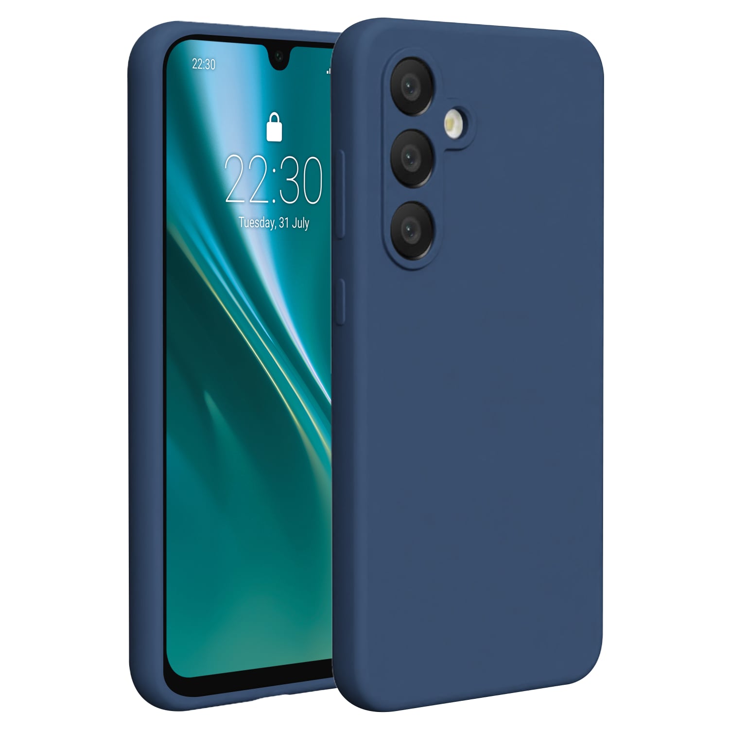Etteri Back Cover Σιλικόνης Navy Μπλε (Galaxy S24 FE)