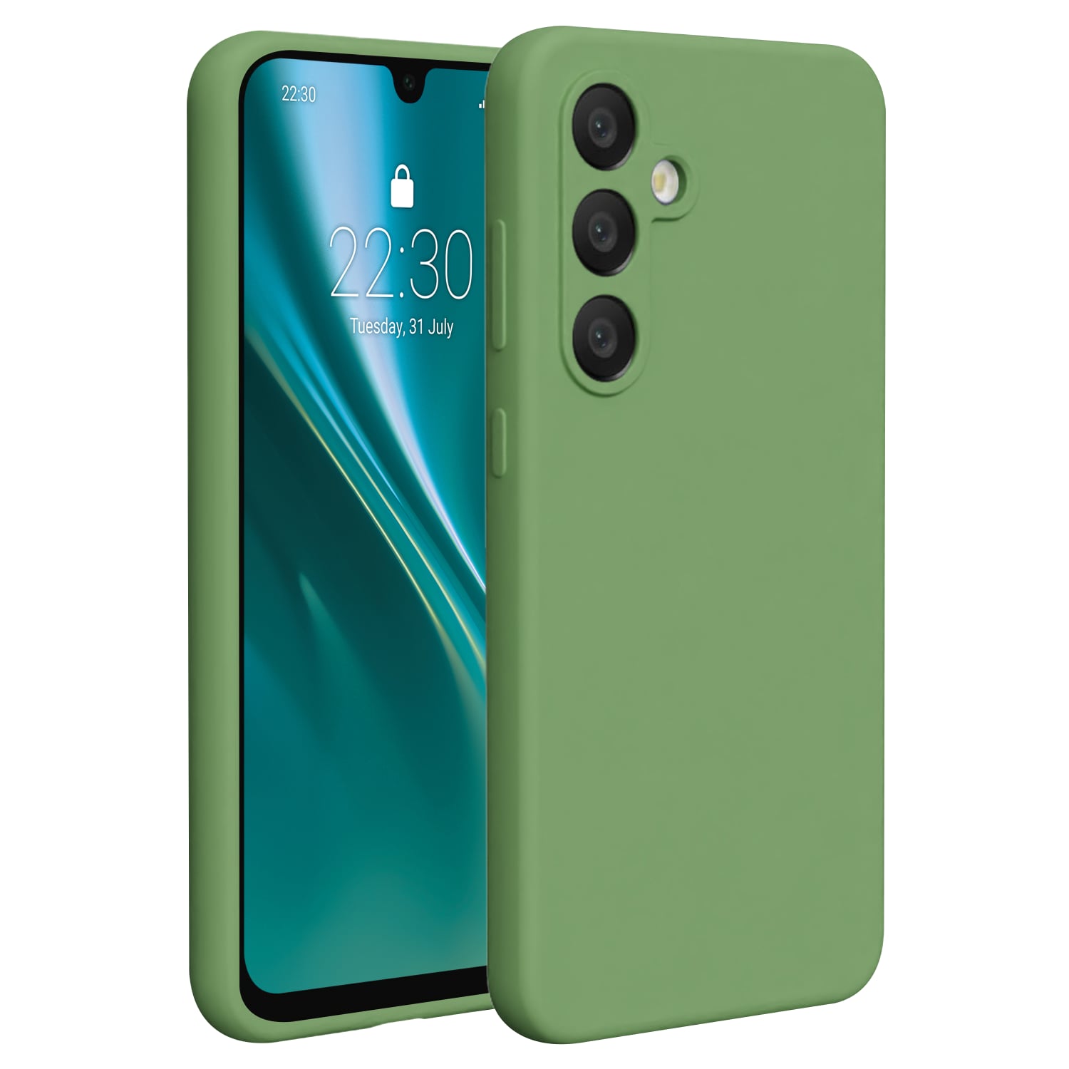 Etteri Back Cover Σιλικόνης Πράσινο (Galaxy S24 FE)