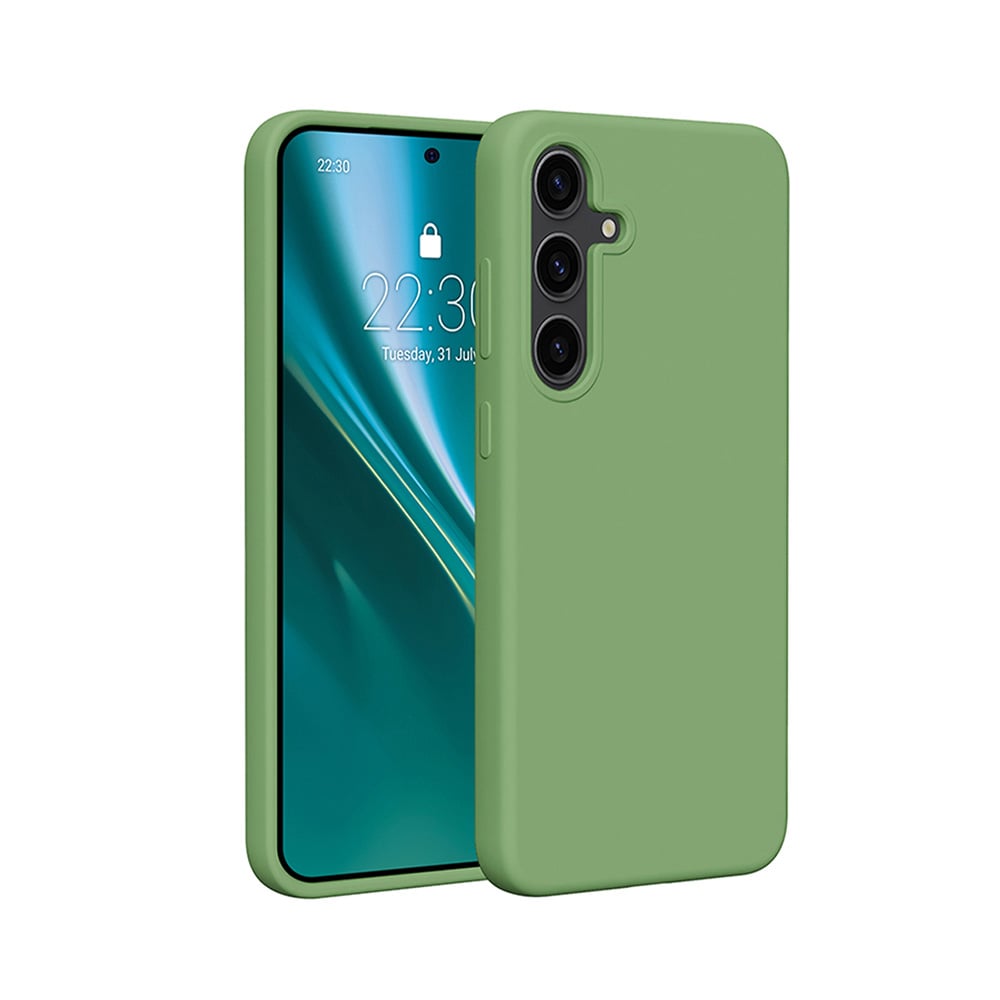 Etteri Back Cover Σιλικόνης Πράσινο (Galaxy S25+)