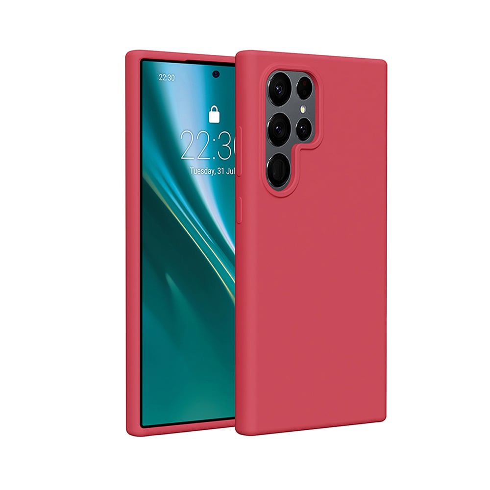 Etteri Back Cover Σιλικόνης Κόκκινο (Galaxy S25 Ultra)